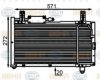 BEHR HELLA SERVICE 8FC 351 301-001 Condenser, air conditioning